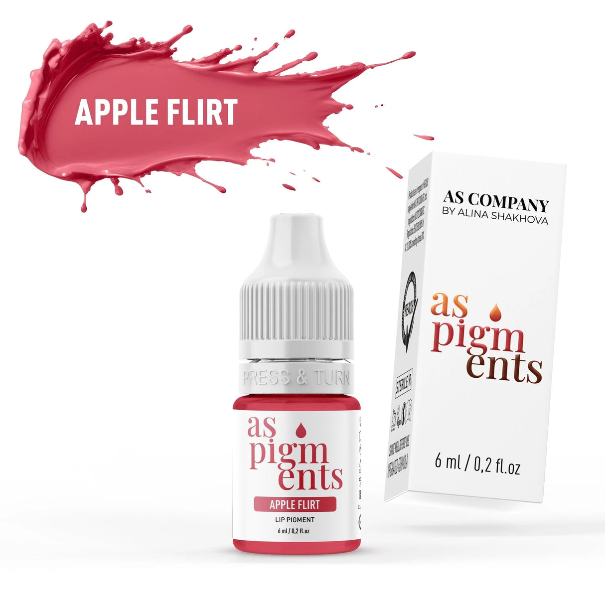 AS COMPANY Lip Set AS PIGMENTS Hybrid 6pcs/6ml - BVShop