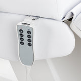 Azzurro Lux 4m white cosmetic chair with cradle - BVShop