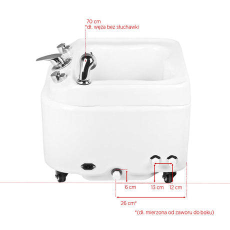 Azzurro tray for pedicure with hydromassage a023 - BVShop