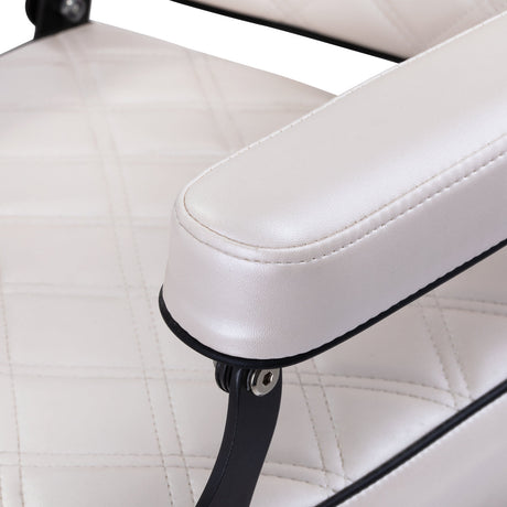Barber chair Carlos extra pearl - BVShop