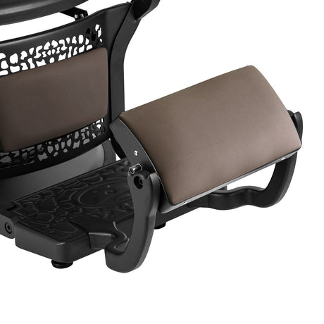 Barber chair Gabbiano Niccolo brown buttonless - BVShop