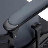 Barber chair Gabbiano Niccolo graphite buttonless - BVShop