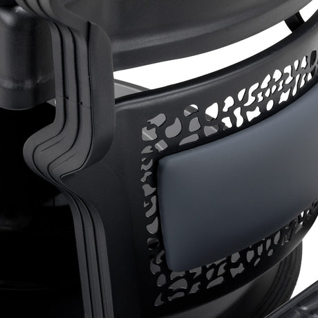 Barber chair Gabbiano Niccolo graphite buttonless - BVShop