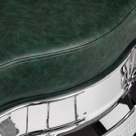 Barber chair Gabbiano President green Chrom - BVShop