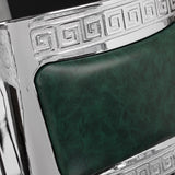 Barber chair Gabbiano President green Chrom - BVShop