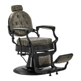 Barber chair President Old Leather Green - BVShop