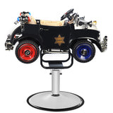 Barbershop chair, toy car, police b082 - BVShop