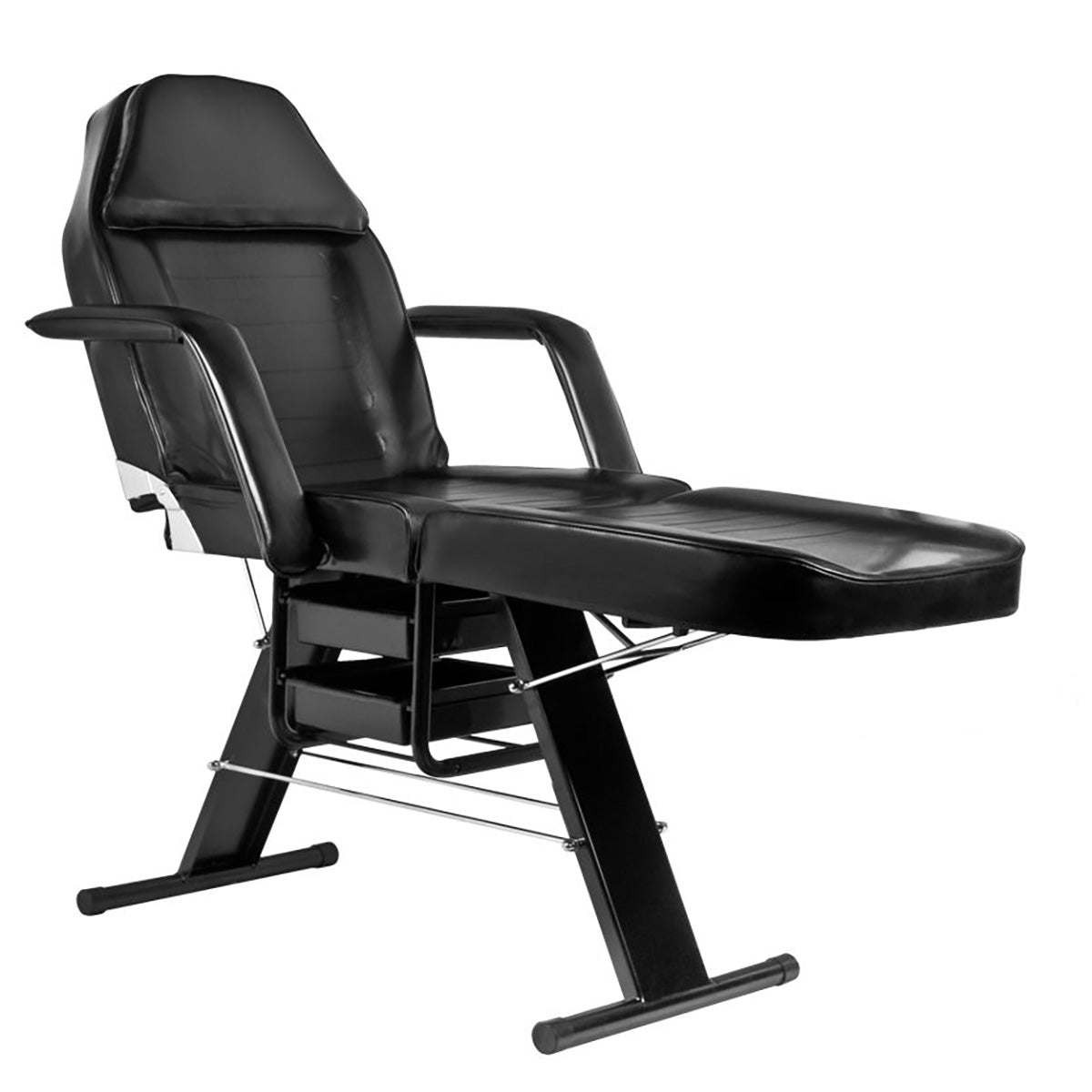 Basic 202 cosmetic chair with trays black - BVShop