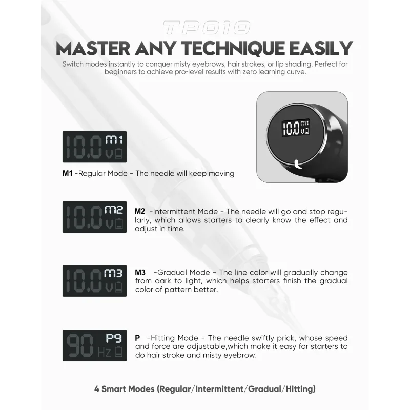 Ασύρματο σετ machine pen Biomaser TP010