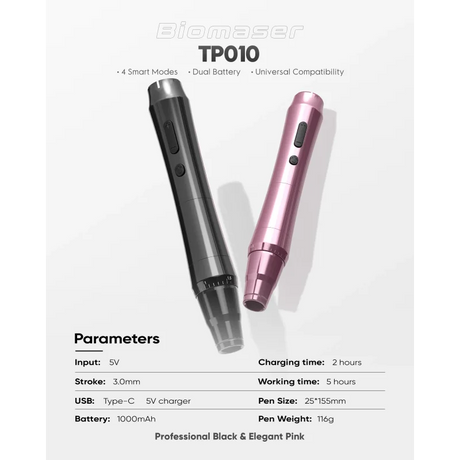 Ασύρματο σετ machine pen Biomaser TP010