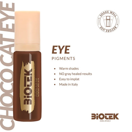 Biotek Perfect Eyes Pigment Kit with three 15ml bottles of eye pigment colors, suitable for cosmetic eye makeup applications.