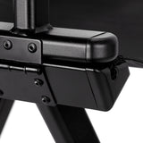 Black aluminum make-up chair - BVShop