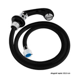 Black hand shower for a hairdressing wash stand - BVShop