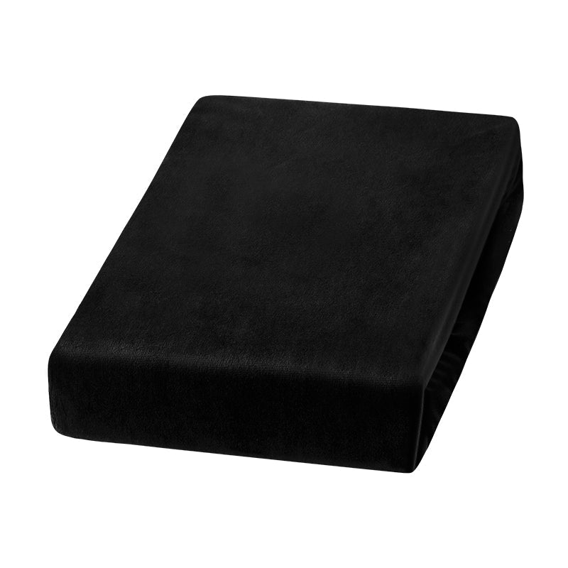 BLACK WELUR SHEET - BVShop