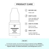 PhiAcademy PMU Aqua Black Sea Pigment 10ml — product care and storage