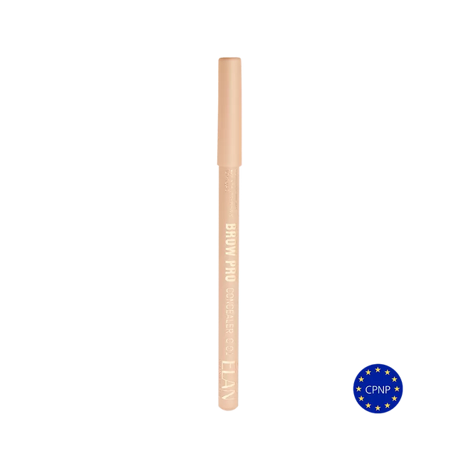 Elan Multi-purpose Concealer Pencil for brow and skin blemishes, featuring a sleek, portable design in black with a twist-up tip
