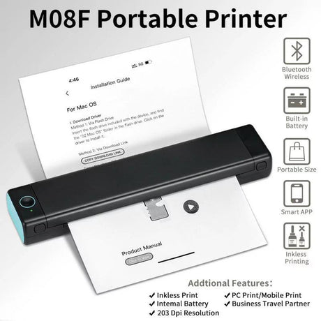 Tattoo Thermal Paper Printer Wireless - BVShop