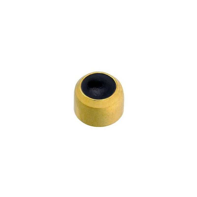 Caflon sterile gold-plated earrings featuring black onyx stones, designed for sensitive ears and professional piercing use.