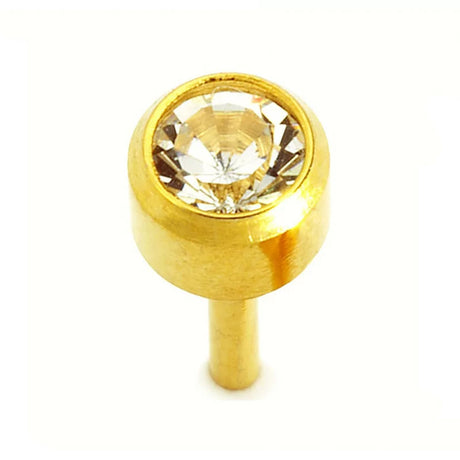 Caflon® sterile Gold Plated earrings Large April - BVShop