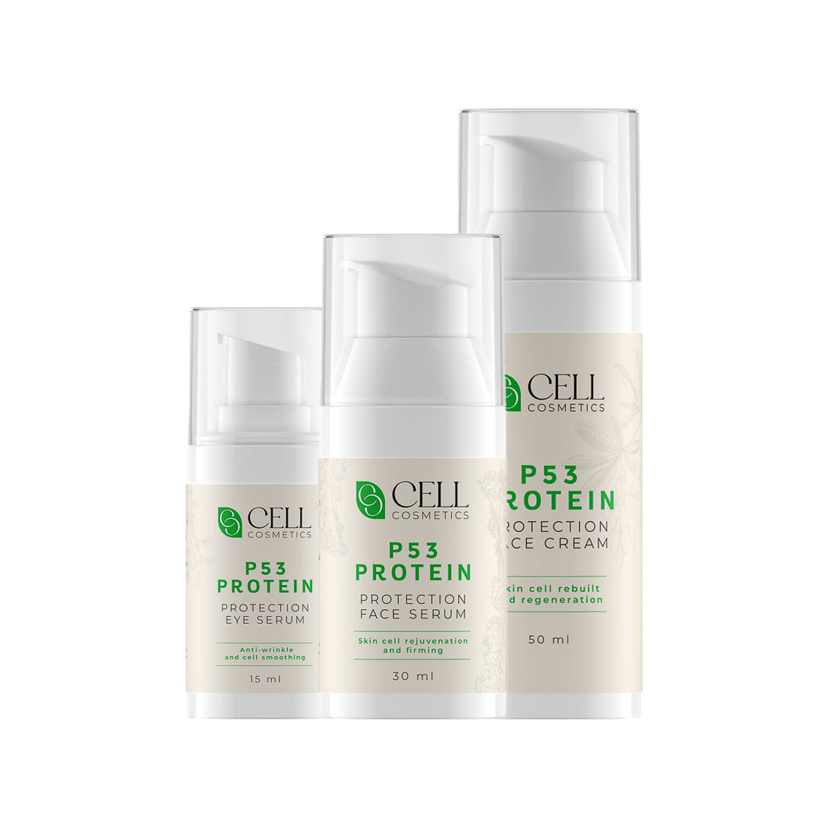 CELL COSMETICS Face Serum – P53 Protein 30 ml - BVShop