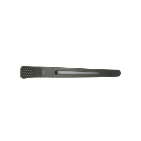 Clamps hairdressing clips for hair e-12b 6 pcs 11.5 cm gray - BVShop