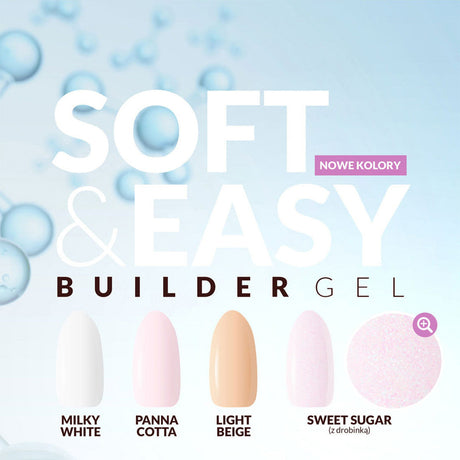 Claresa builder gel Soft&Easy gel panna cotta 12g - BVShop