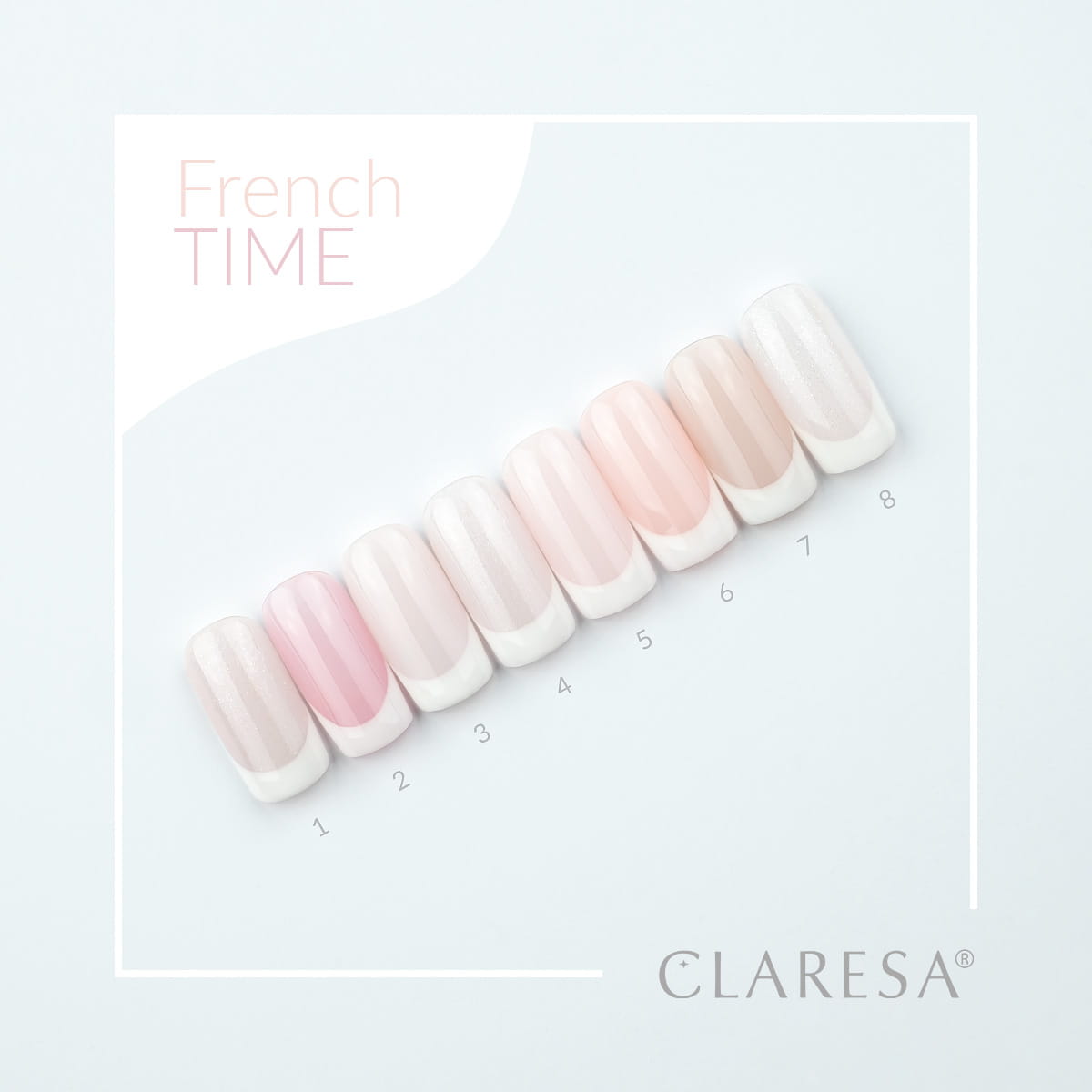 CLARESA French Time Hybrid Polish 8 -5g - BVShop