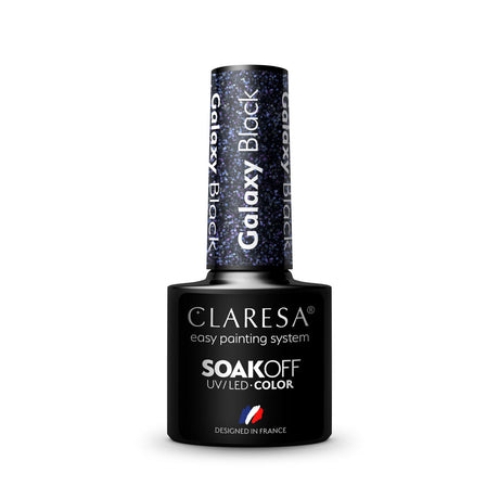 CLARESA Gel polish Galaxy Black 5g - BVShop