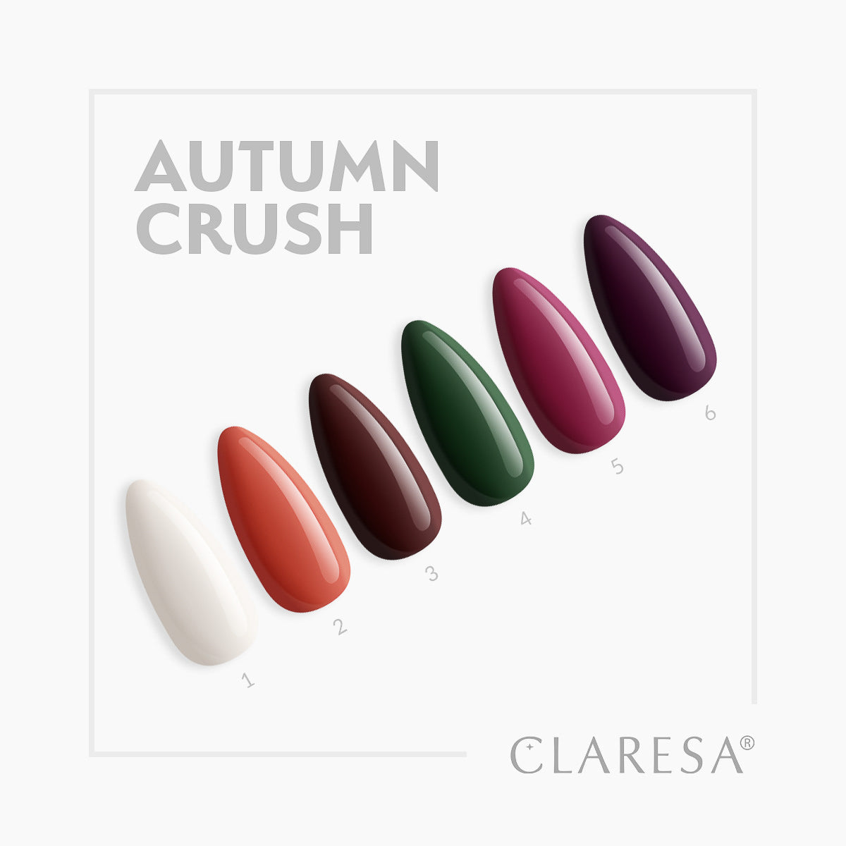 CLARESA HYBRID NAIL POLISH AUTUMN CRUSH 1 5G - BVShop