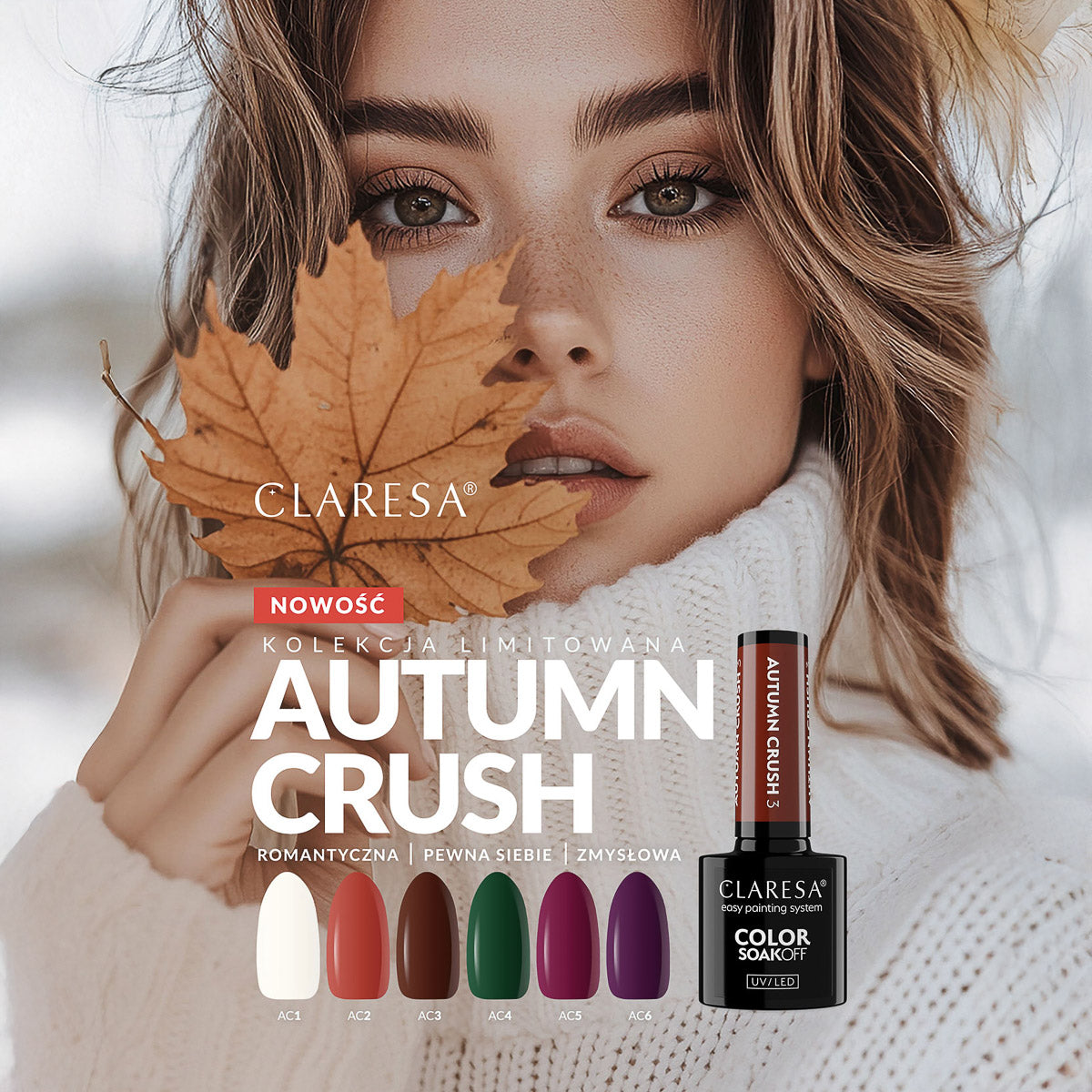 CLARESA HYBRID NAIL POLISH AUTUMN CRUSH 5 5G - BVShop
