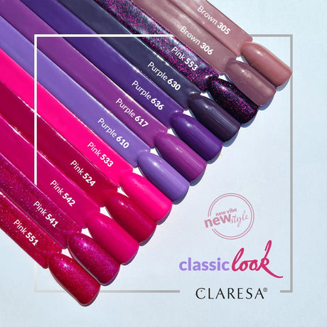 CLARESA Hybrid nail polish BROWN 306 -5g - BVShop