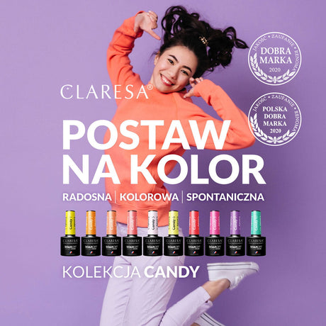 CLARESA Hybrid nail polish CANDY 3 - BVShop
