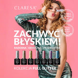 CLARESA Hybrid nail polish FULL GLITTER 6 -5g - BVShop