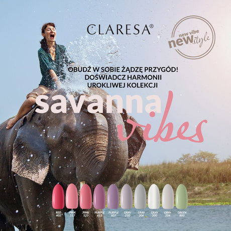 CLARESA Hybrid nail polish GRAY 206 -5g - BVShop
