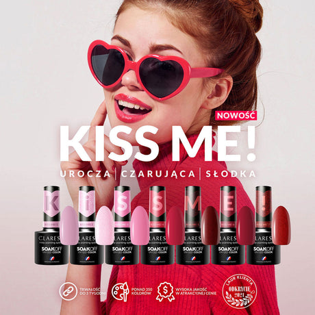 CLARESA hybrid polish Kiss Me! 3-5g - BVShop