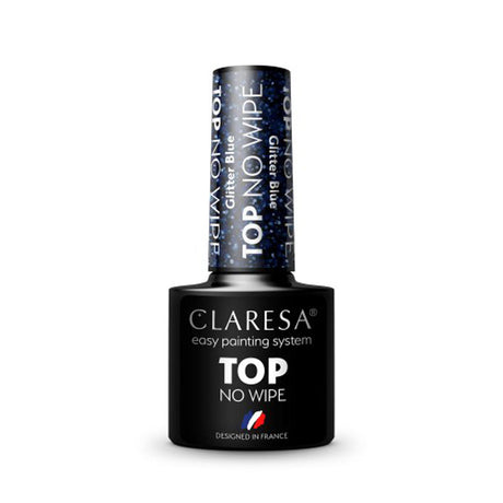 CLARESA TOP NO WIPE 5G GLITTER BLUE - BVShop