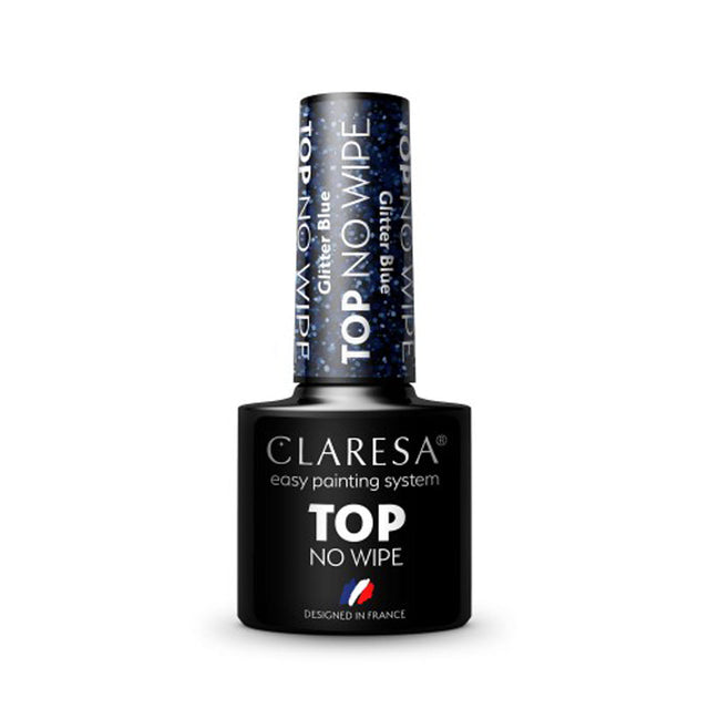 CLARESA TOP NO WIPE 5G GLITTER BLUE - BVShop