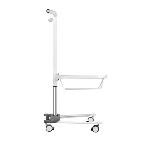 Comfort pedicure tray on wheels with lift function - BVShop