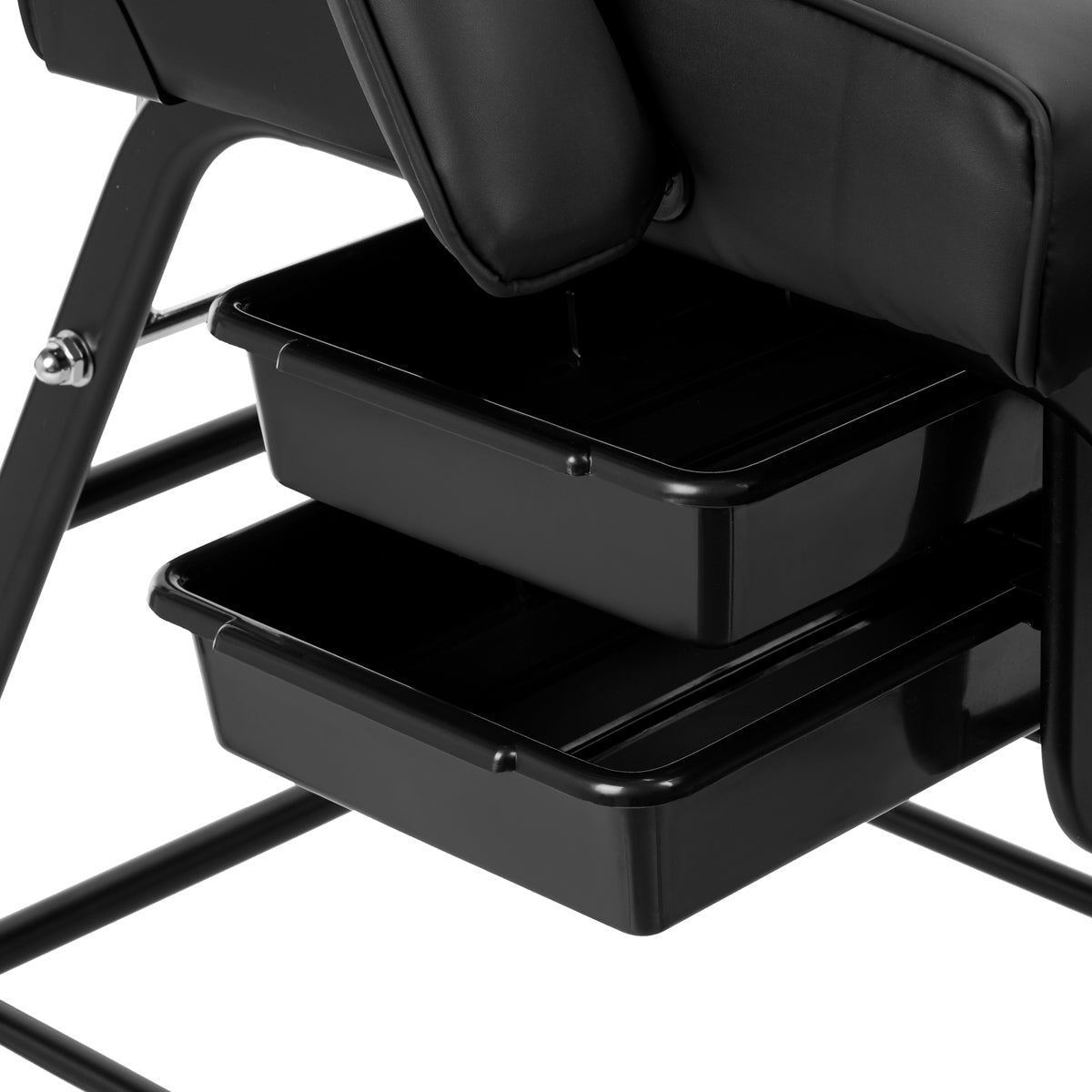 Cosmetic chair 557A with cuvettes black - BVShop