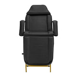 Cosmetic chair 557G with cuvettes black - BVShop