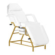 Cosmetic chair 557G with cuvettes white - BVShop