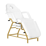 Cosmetic chair 557G with cuvettes white - BVShop