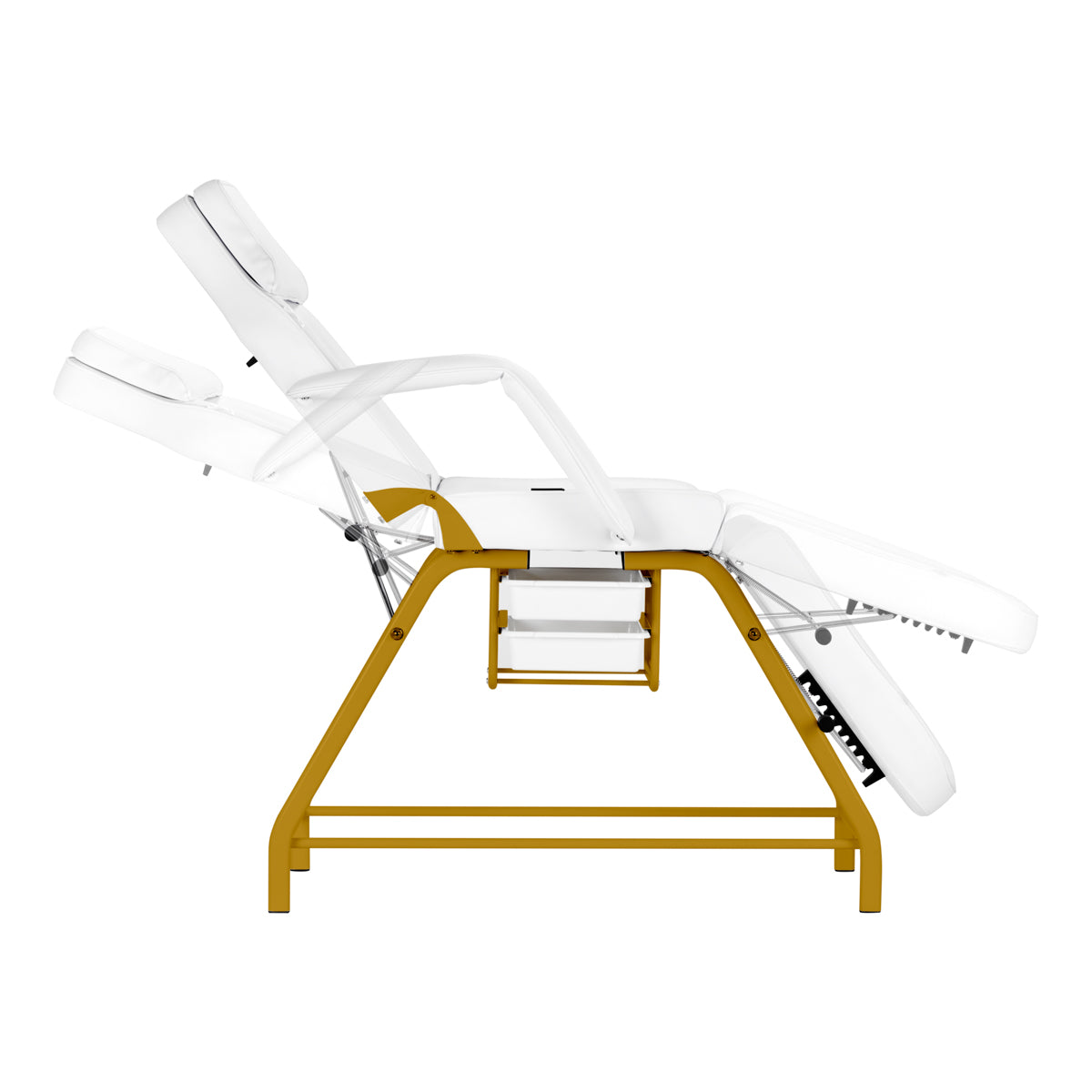Cosmetic chair 557G with cuvettes white - BVShop