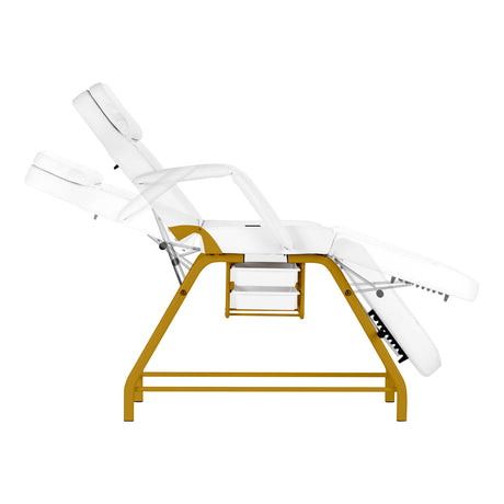 Cosmetic chair 557G with cuvettes white - BVShop