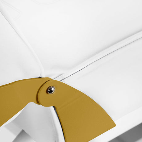 Cosmetic chair 557G with cuvettes white - BVShop