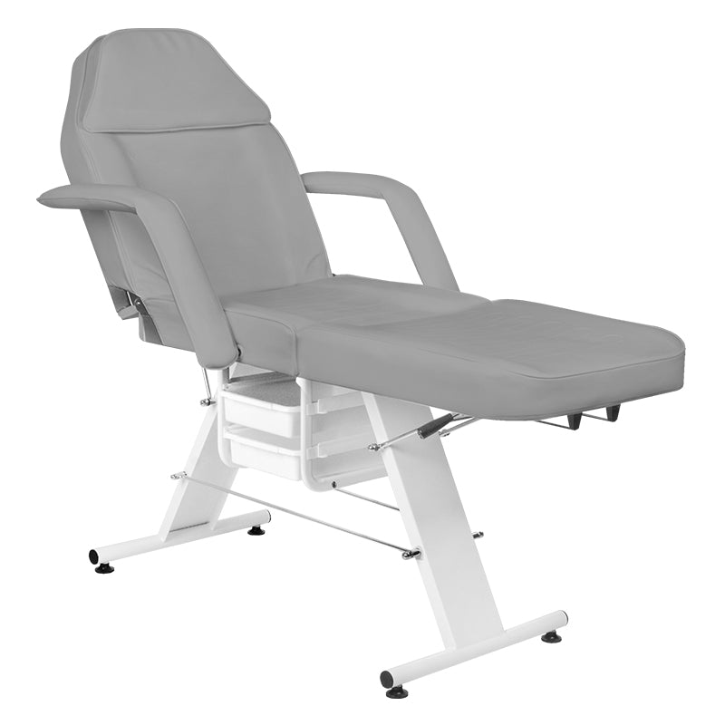 Cosmetic chair A 202 gray with litter boxes - BVShop