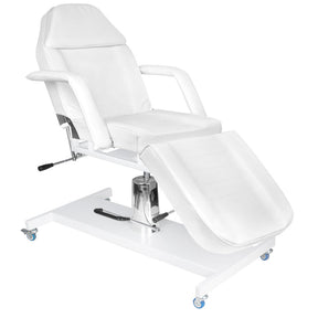 Cosmetic chair hyd. basic 210 white on wheels - BVShop