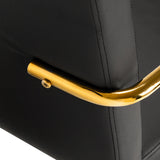 Cosmetic chair QS-OF211G black - BVShop