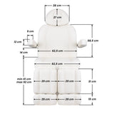 COSMETIC ELECTRIC CHAIR. AZZURRO 708BS PEDI PRO EXCLUSIVE 3 MOTOR HEATED - BVShop
