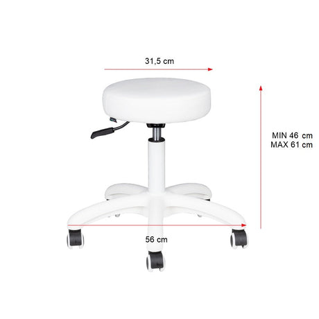 Cosmetic stool am-303-2 black - BVShop